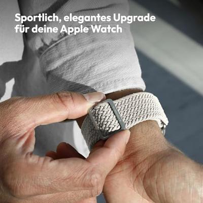 Vonmählen Woven Loop For Apple Watch 40 - 41 - 42mm One Size Silver/Olive