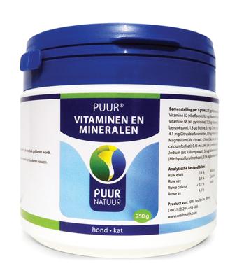 Puur Natuur vita-min (vitaminen en mineralen) hond en kat