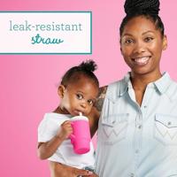 Mijn eerste siliconen cup - INFANTINO - 255 ml - Bubblegum - thumbnail