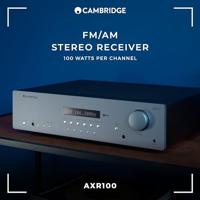Cambridge Audio: AXR100 FM/AM Stereo Receiver - Grijs - thumbnail