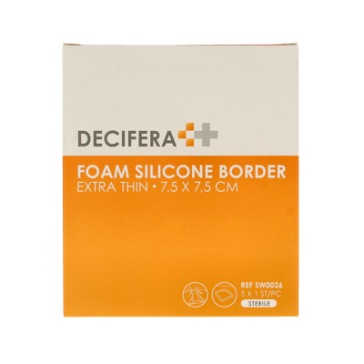 Foam border 7.5 x 7.5cm 5 Stuks