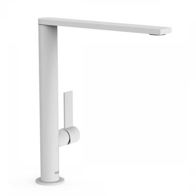 Wastafelmengkraan Tres Project 1-Hendel Uitloop Recht 28,5 cm Rond Mat Wit Wastafelmengkraan Tres Project 1-Hendel Uitloop Recht 28,5 cm Rond Mat Wit