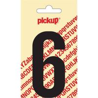 Plakcijfer Nobel Sticker cijfer 6 Pickup - Pickup - thumbnail