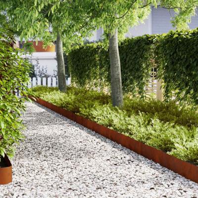 Tuinrand 50 pcs Bruin 100 x 0.05 x 20 cm Cortenstaal