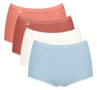 4-pack dames Basic Maxi slips - Multicolor - Taille dames onderbroeken katoen - thumbnail