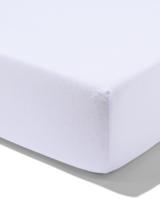 HEMA Hoeslaken 180x200cm flanel wit (wit) - thumbnail
