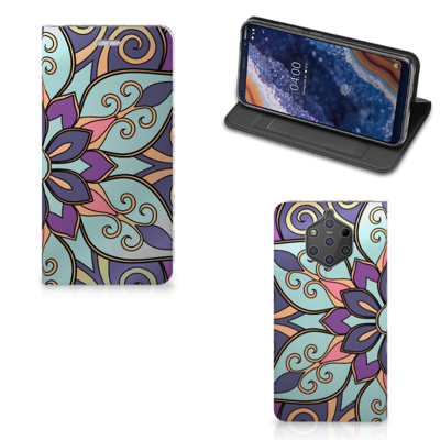 Nokia 9 PureView Smart Cover Purple Flower