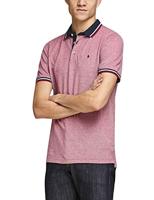 Jack and Jones Paulos Heren Poloshirt Rood Pique Slim Fit - thumbnail