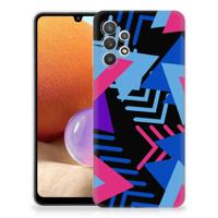 Samsung Galaxy A32 4G | A32 5G Enterprise Editie | TPU Hoesje | Funky Triangle - thumbnail