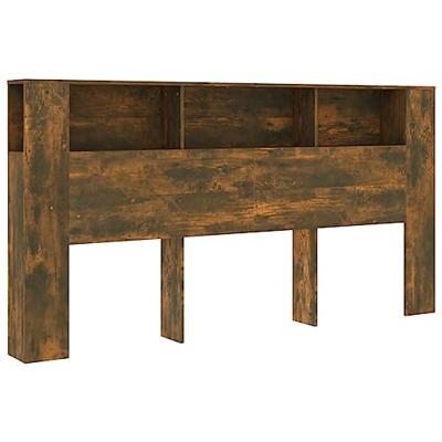 Hoofdbordkast 200x18,5x104,5 cm gerookt eikenkleurig