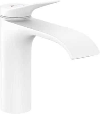 Wastafelmengkraan HansGrohe Vivenis Eengreeps 110 Zonder Afvoer Mat Wit Wastafelmengkraan HansGrohe Vivenis Eengreeps 110 Zonder Afvoer Mat Wit