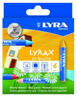 Waskrijt lyra lyrax wax giants 6 kleuren - thumbnail