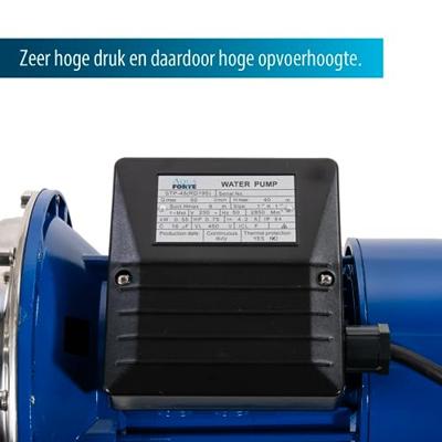 Aquaforte Jetpomp JCR-80 Drukpomp - 600W, 2800L/u, 42m Opvoer, 1" Aansluiting Aquaforte Jetpomp JCR-80 Drukpomp - 600W, 2800L/u, 42m Opvoer, 1" Aansluiting