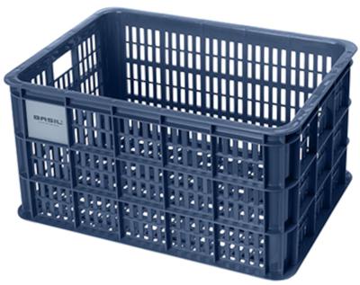 Basil fietskrat l - groot - 40 liter - blauw