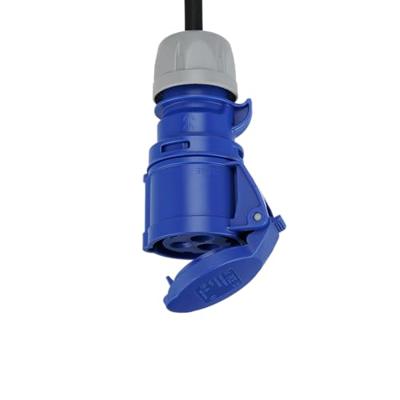 REV 0577750555 Stroom Verlengkabel 16 A Zwart 1.50 m H07RN-F 3G 1,5 mm²