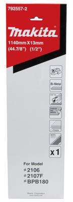 Makita Accessoires Zaagband staal/RVS 1140x13mm - 792557-2 792557-2