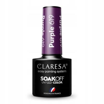 Claresa uv/led gellak 5ml purple 619 full berries