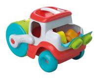 Clementoni baby soft clemmy stoomwals voertuig met blokken, 9dlg. - thumbnail