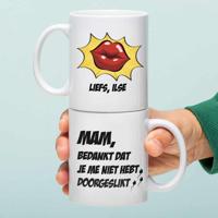 Gepersonaliseerde Moederdag mok Niet doorgeslikt - thumbnail