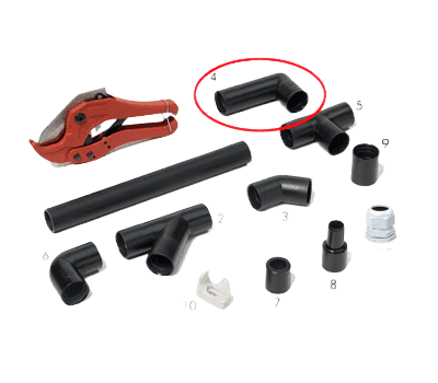 Reich AWS Hoekstuk 90 ongelijk