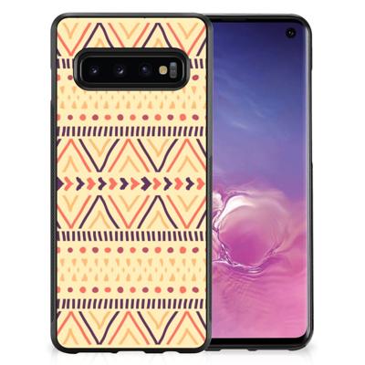Samsung Galaxy S10 Bumper Case Aztec Yellow