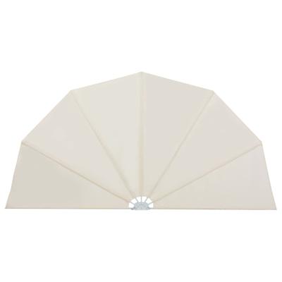VidaXL Terrasscherm inklapbaar 160 cm crème VidaXL Terrasscherm inklapbaar 160 cm crème