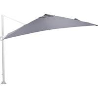 Hawaii zweefparasol 300x300 wit/ licht grijs zonwering Garden Impressions - Garden impressions - thumbnail