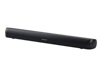 Sharp HT-SB107 soundbar luidspreker Zwart 2.0 kanalen 90 W - thumbnail