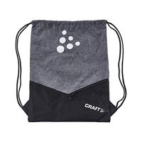 Craft 1905598 Squad Gym Bag - Dark Grey/Black - One Size - thumbnail