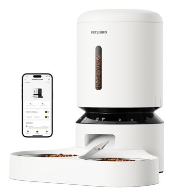 Petlibro Granary WIFI Dubbele Automatische Voerbak 5L wit