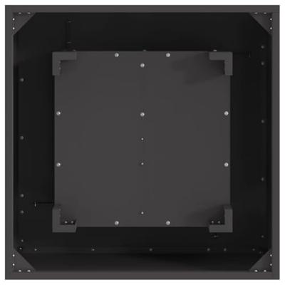 Vuurkorf Zwart 60 x 60 x 30 cm Koudgewalst staal