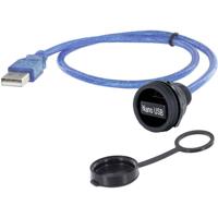 encitech 1310-1032-01 1310-1032-01 USB 2.0-stekker A Chassisbus, inbouw M22 1 stuk(s) - thumbnail