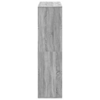 kamerscherm 100x33x125,5 cm bewerkt hout grijs sonoma eiken - thumbnail