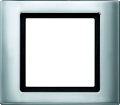 Merten Aquadesign afdekraam 1-voudig aluminium MTN400160