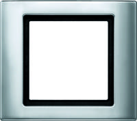 Merten Aquadesign afdekraam 1-voudig aluminium MTN400160 - thumbnail