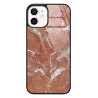 iPhone 12 glazen hardcase - Marble sunkissed - thumbnail