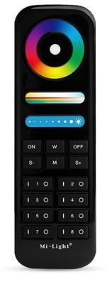MiBoxer RGB-CCT afstandsbediening 2.4G 8-zones zwart - LED0231