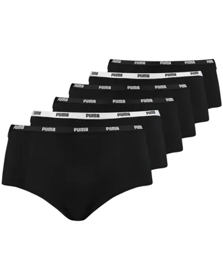 6-Pack dames mini boxershorts - Multipack katoenen dames onderbroeken - Vrouwen ondergoed