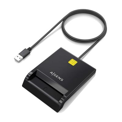 Kaartlezer Extern DNI Aisens ASCR-SN06-BK Zwart - thumbnail
