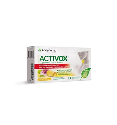 Activox keelpijn droge hoest 24 Zuigtabletten