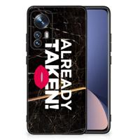 Xiaomi 12 | 12X | Telefoon Hoesje | met tekst Already Taken Black - thumbnail