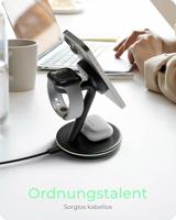 ICY BOX IB-SH102-CH Hoofdtelefoons, Smartphone, Smartwatch Zwart Snel opladen Binnen - thumbnail