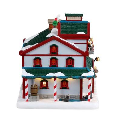 Lemax arctic animal sanctuary verlicht kersthuisje Santa&apos;s Wonderland 2023