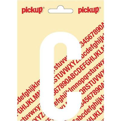 Plakletter Nobel Sticker witte letter C wit Pickup - Pickup Plakletter Nobel Sticker witte letter C wit Pickup - Pickup