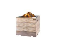 Cocoon vuurtafel nice&nasty hoog vierkant zwart - thumbnail