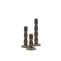 By-Boo Kaarshouder 'Prinz' Set van 3 stuks, kleur Donker Taupe - thumbnail