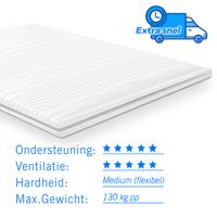 Koudschuim Topdekmatras/topper 160x200 dikte 9 cm - thumbnail