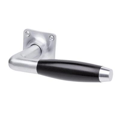 De Oude Deurklink Deurklink - Klassiek mat nikkel vierkante rozet De Oude Deurklink Deurklink - Klassiek mat nikkel vierkante rozet