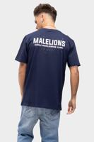 Malelions Worldwide Paint T-Shirt Heren Donkerblauw - Maat XL - Kleur: Donkerblauw | Soccerfanshop - thumbnail
