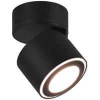 Mat Zwarte LED Plafondspot 4W - Warm Wit 3000K - Aluminium Rond - thumbnail
